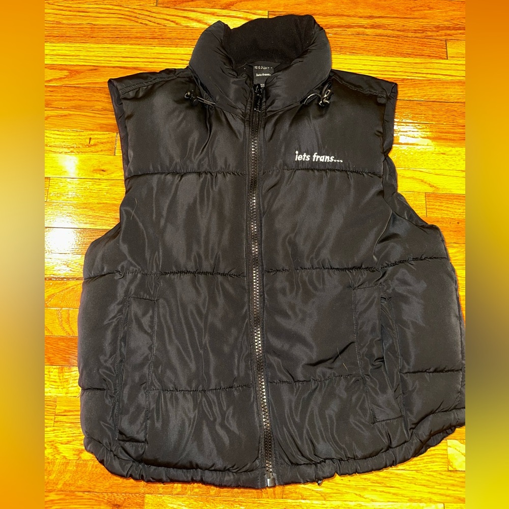 Iets Fracs Black Puffy Vest